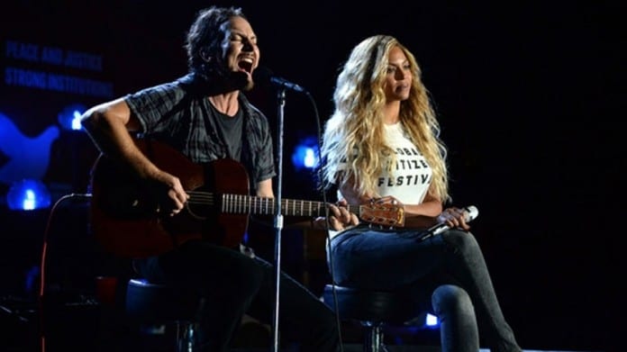 PEARL JAM COLLABORATES WITH BEYONCE