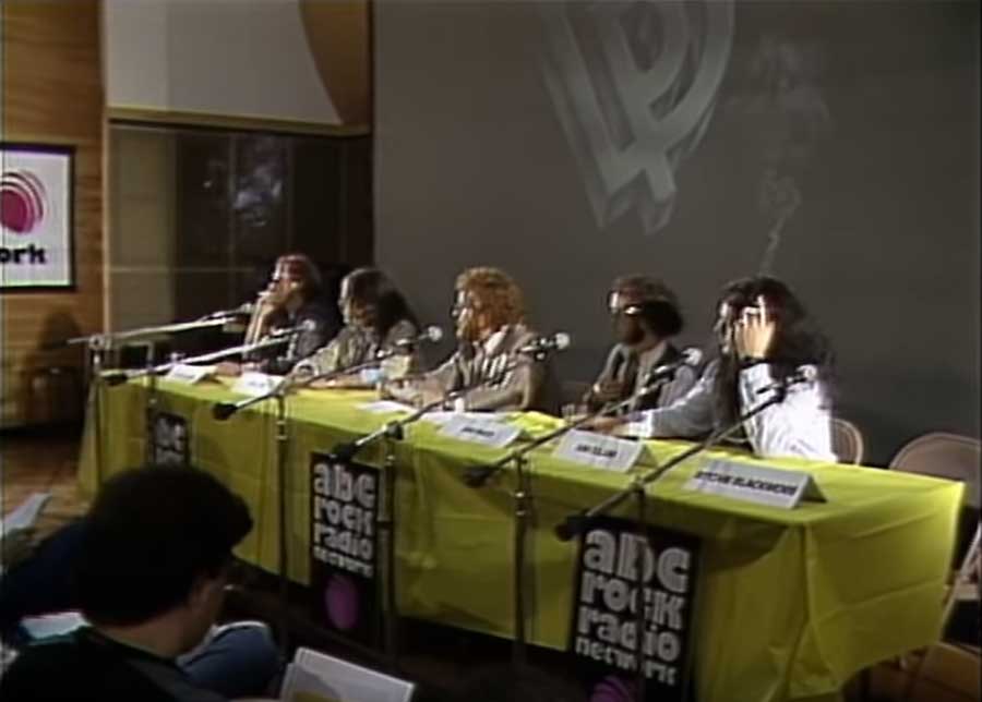 Deep Purple Press Conference 1984
