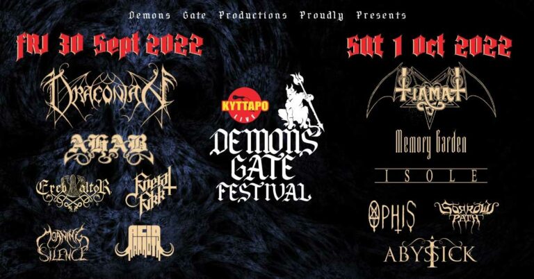 Demons Gate Festival @ Κύτταρο, 30/9 – 1/10
