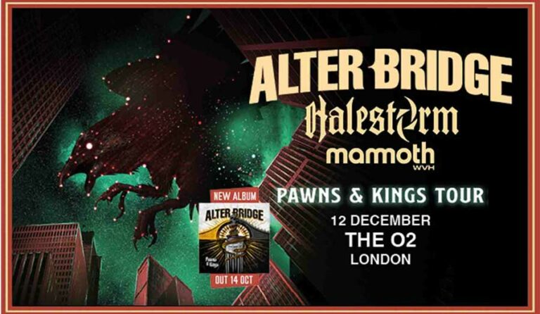 Alter Bridge, Halestorm, Mammoth WVH @O2 Arena, London 12/12/2022