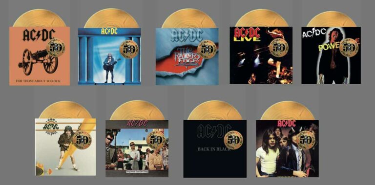 AC/DC – Γιορτάζουν τα 50 χρόνια καριέρας με χρυσά βινύλια